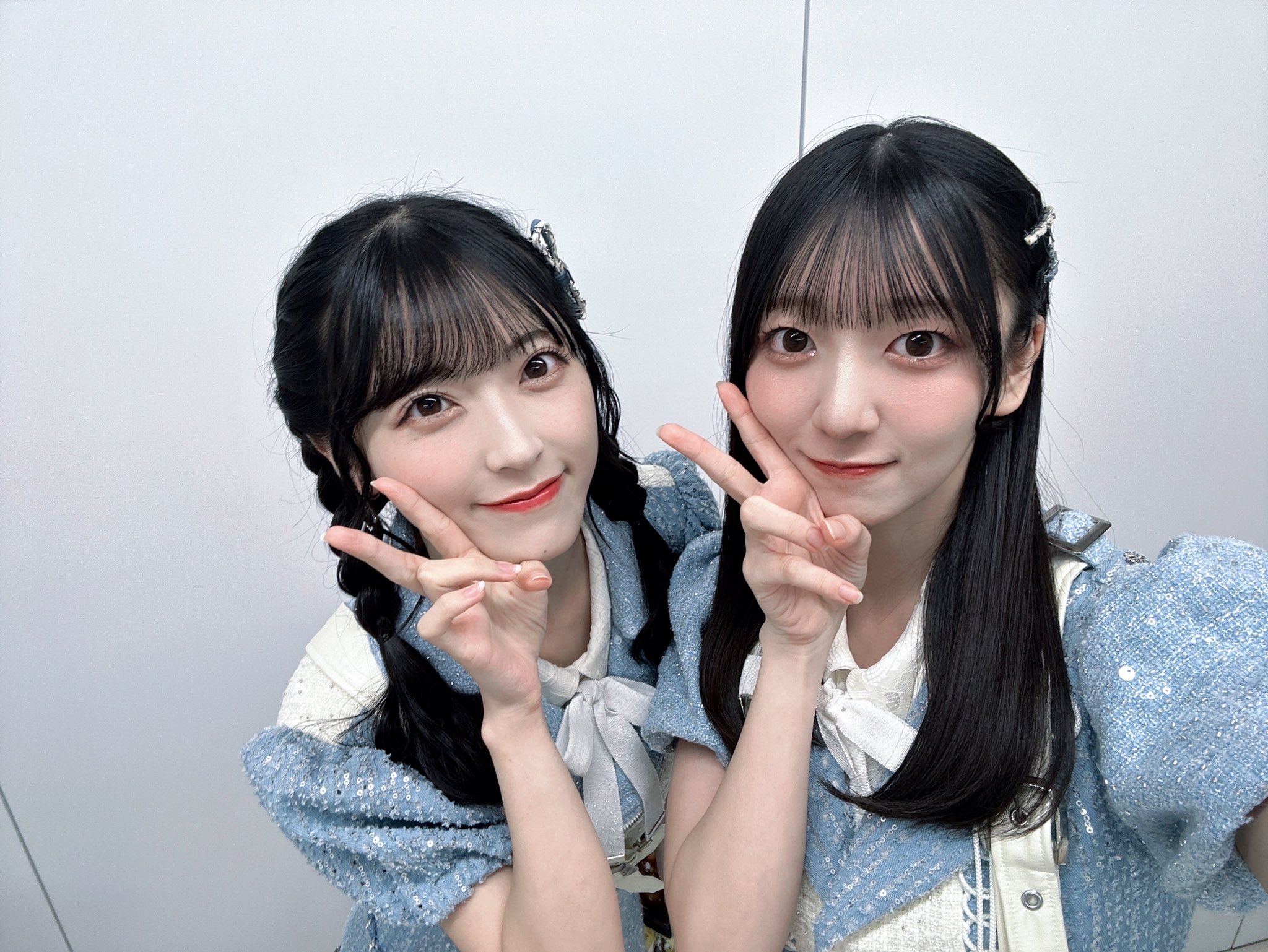 佐藤綺星と工藤華純の写真
