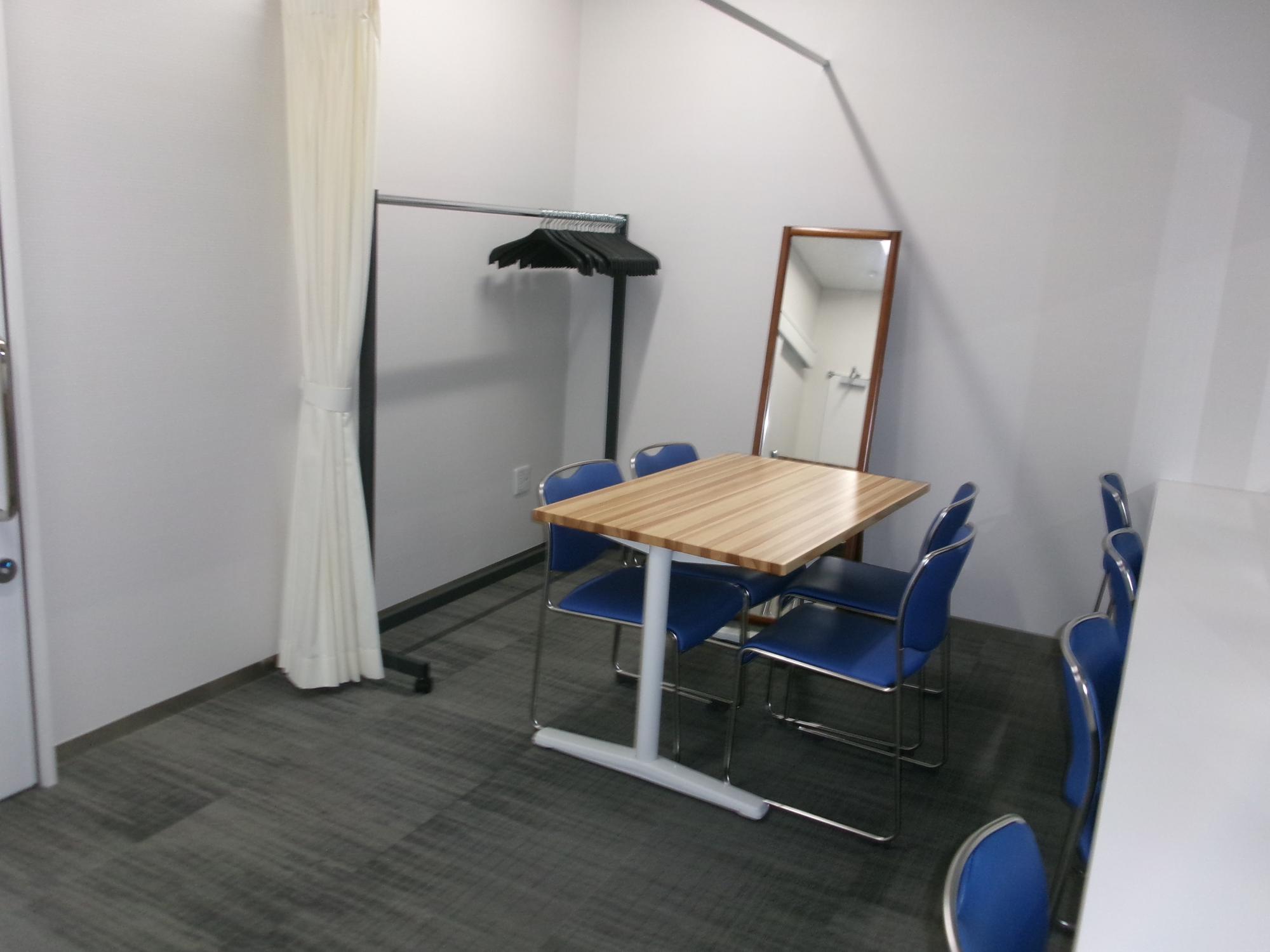 楽屋の写真