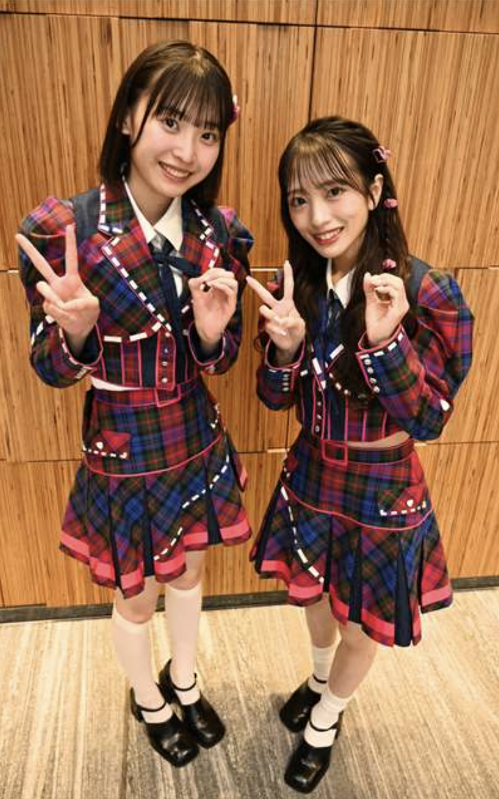 向井地美音と坂川陽香の写真