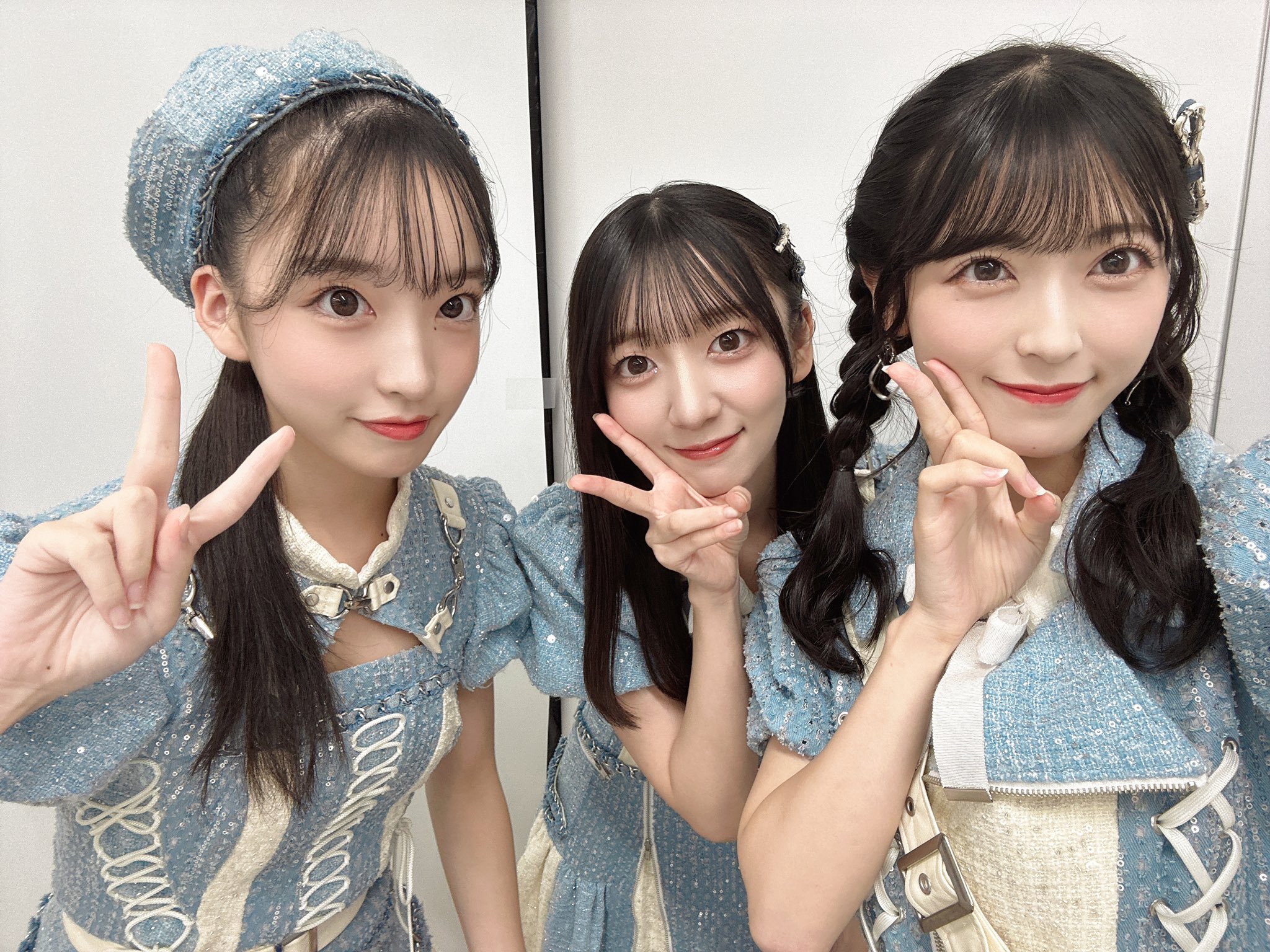 山口結愛と工藤華純と佐藤綺星の写真