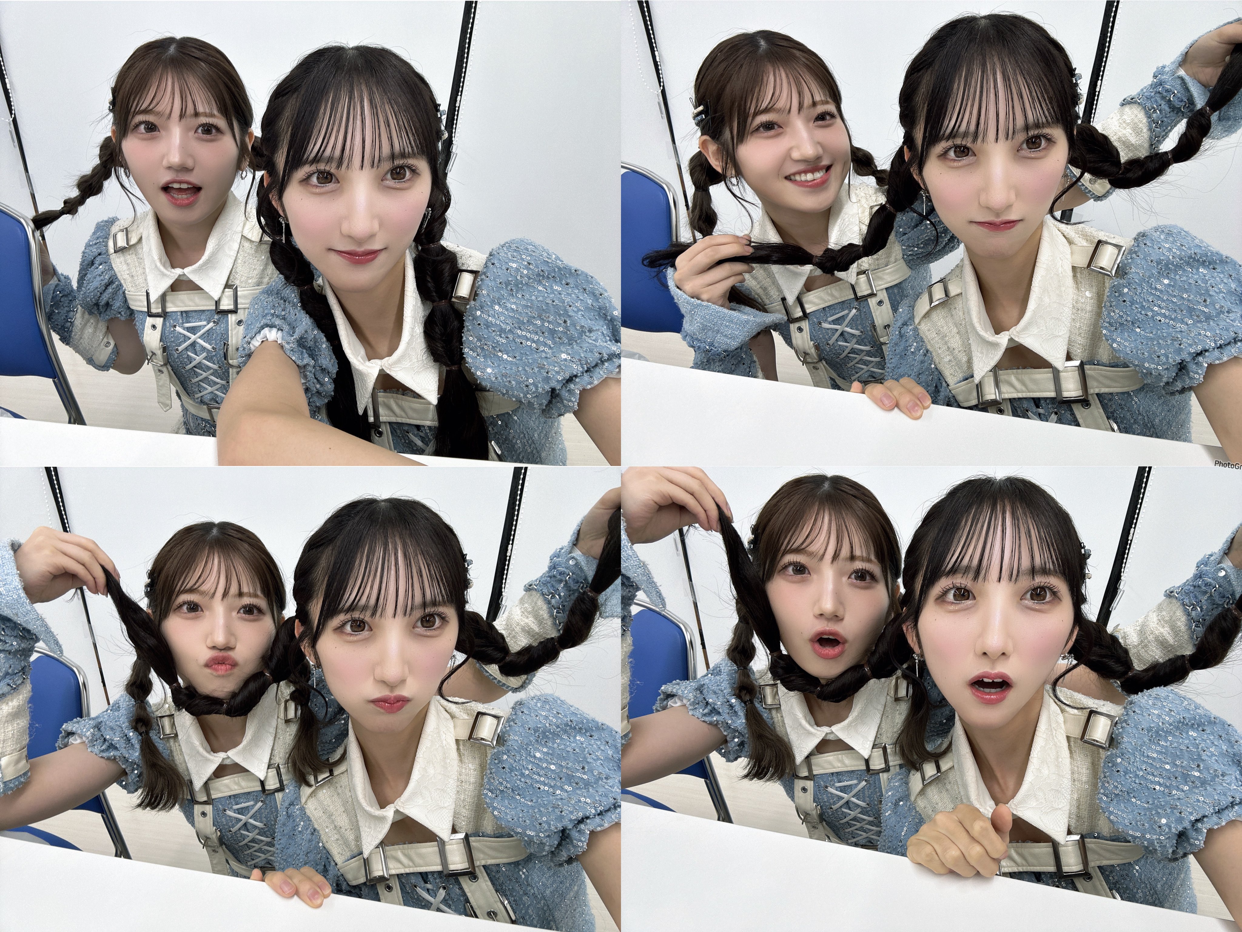 村山彩希と長友彩海の写真