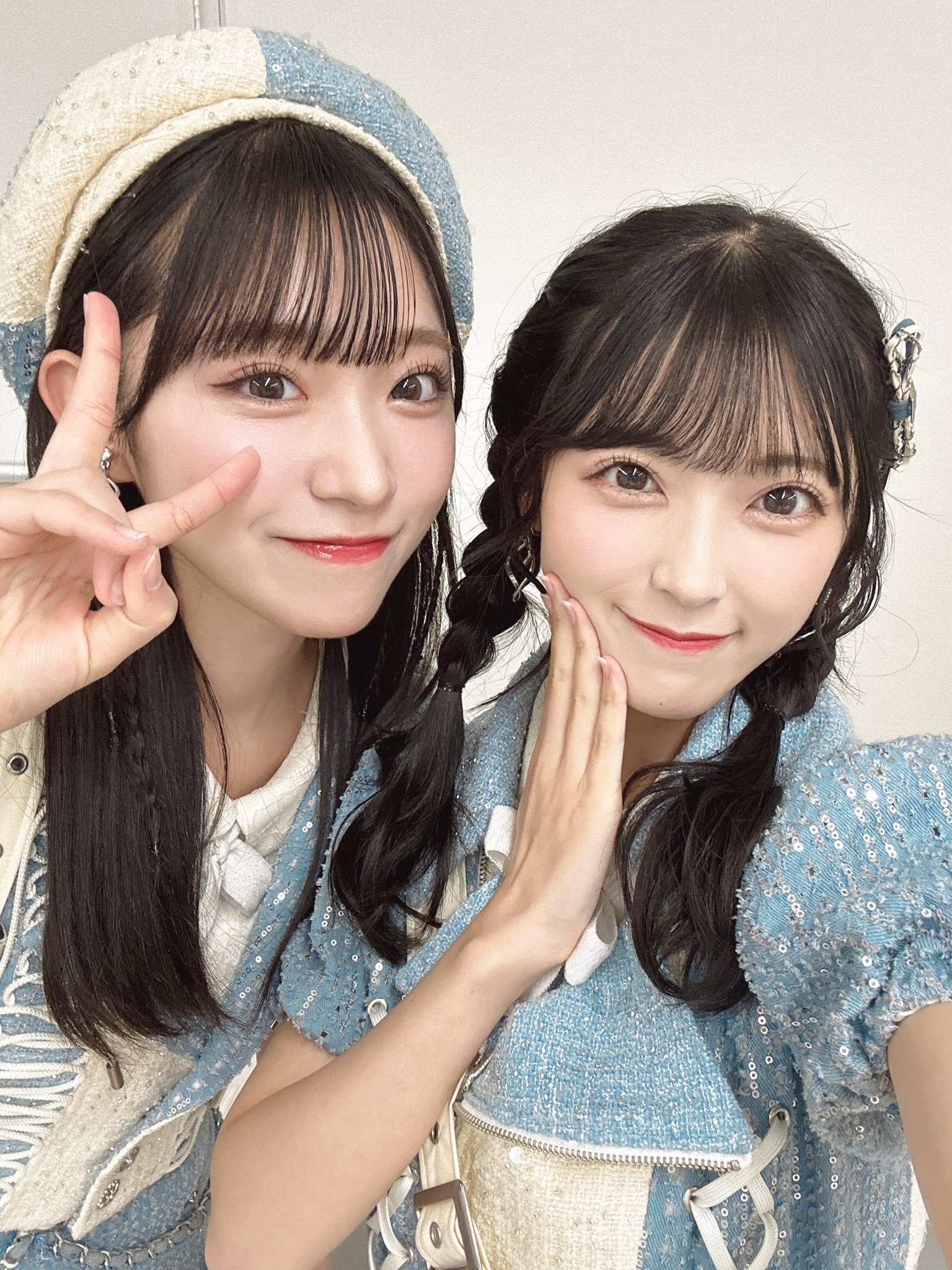 山内瑞葵と佐藤綺星の写真